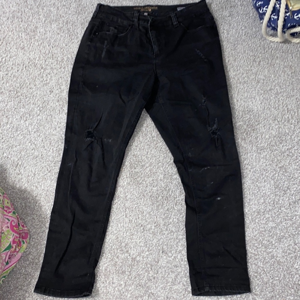 Plus size ripped Seven Jeans